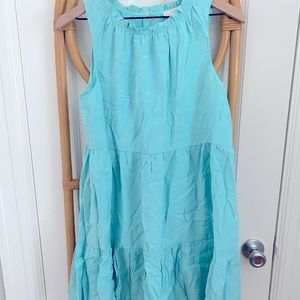 Loft, S sundress in light blue, new with tags